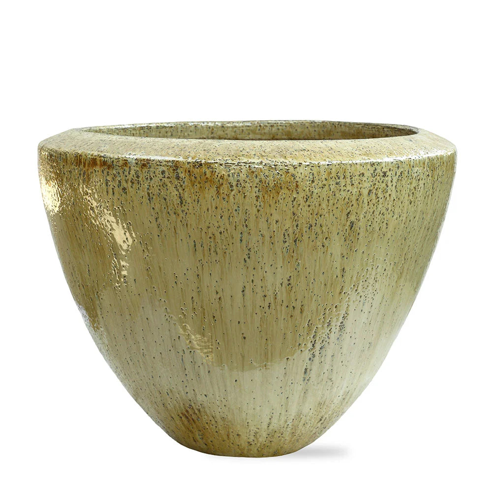 حوض كوماسي - سيراميك كريمي - قطر 54 سم