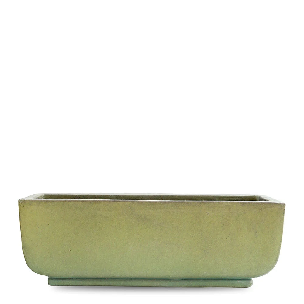 حوض ألباني - مستطيل أزرق - L79 سم