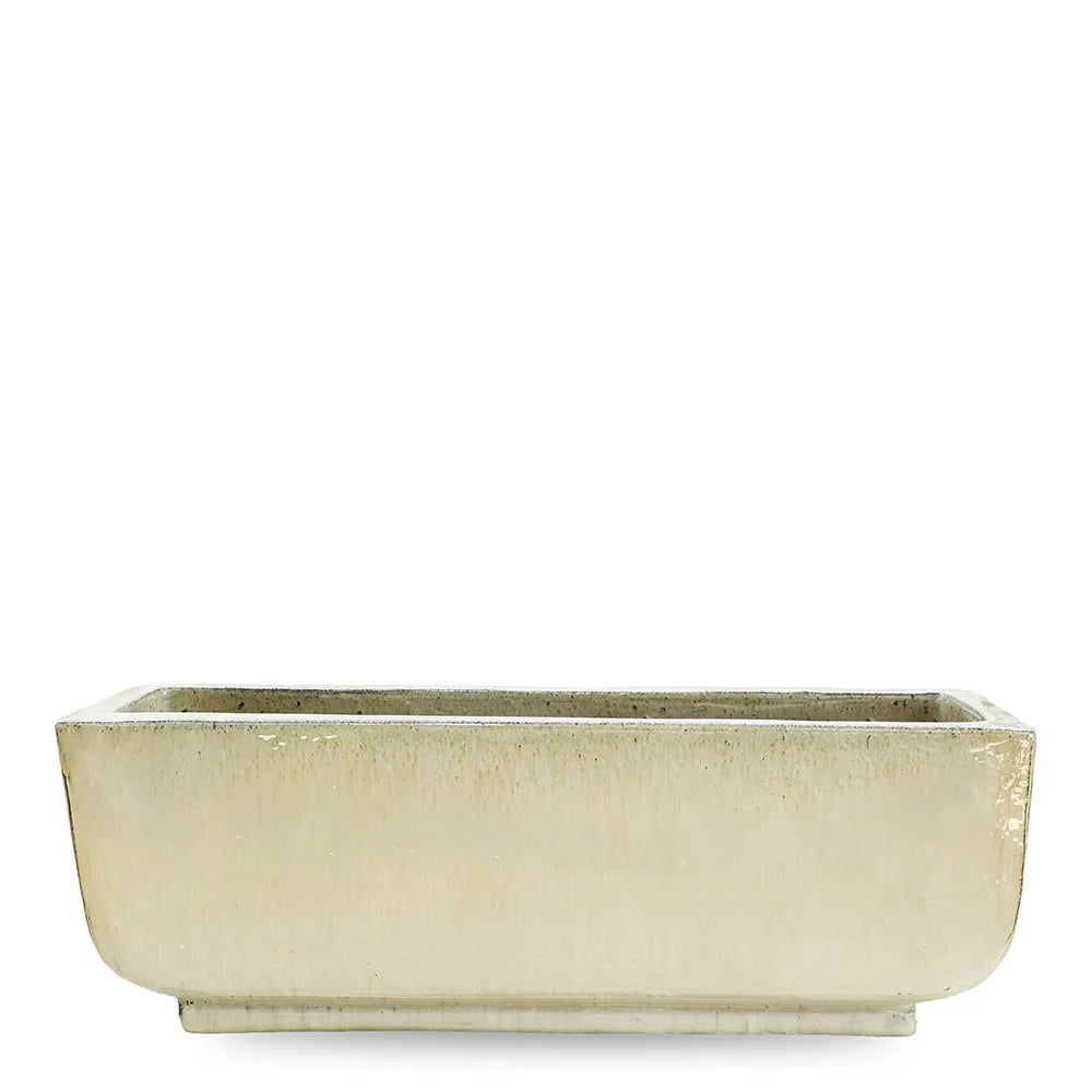 حوض ألباني - مستطيل كريمي - L79 سم
