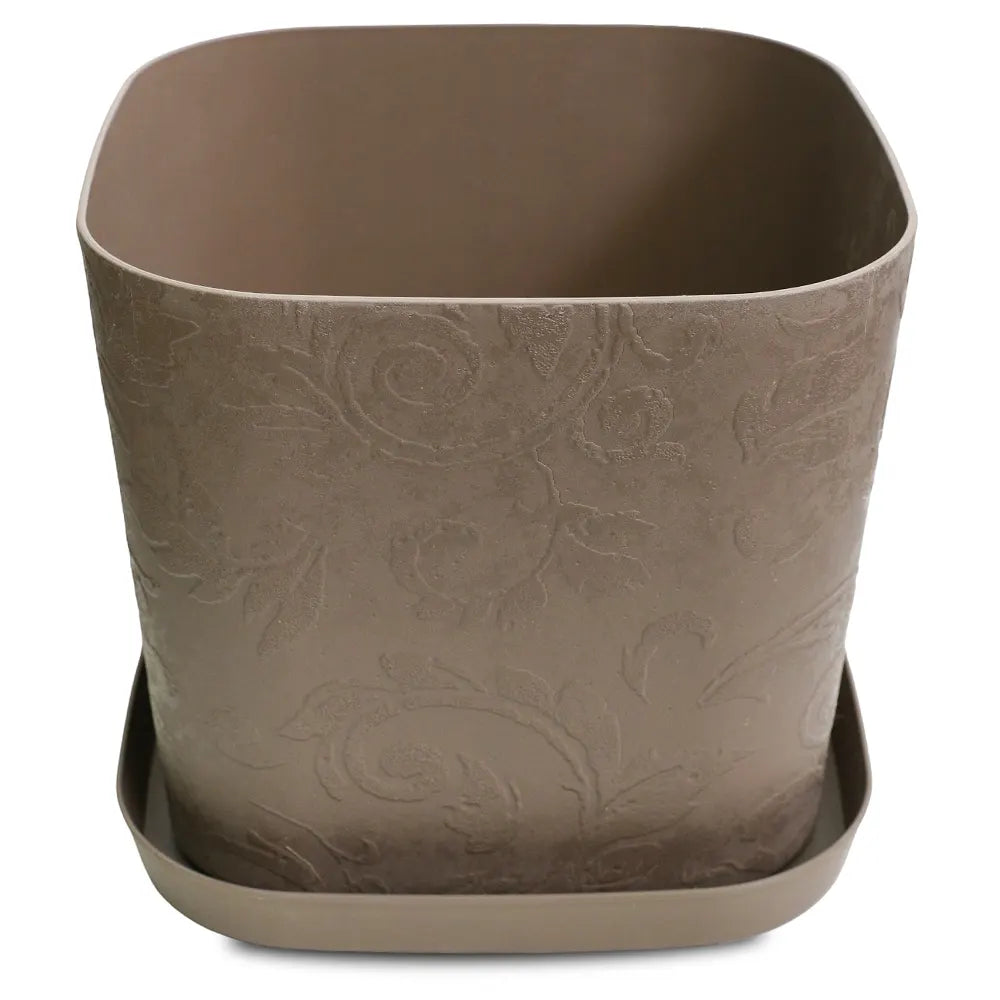 حوض تروا  - بلاستيك بني - عرض 30 سم