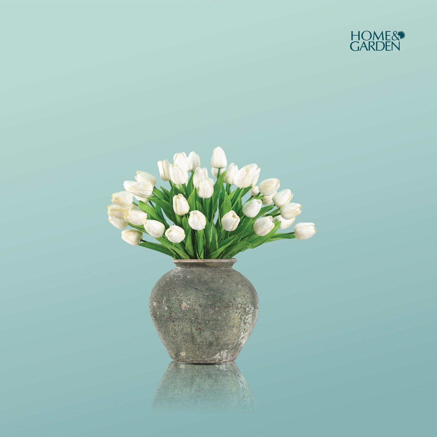 ARTIFICIAL WHITE TULIP ARRANGEMENT