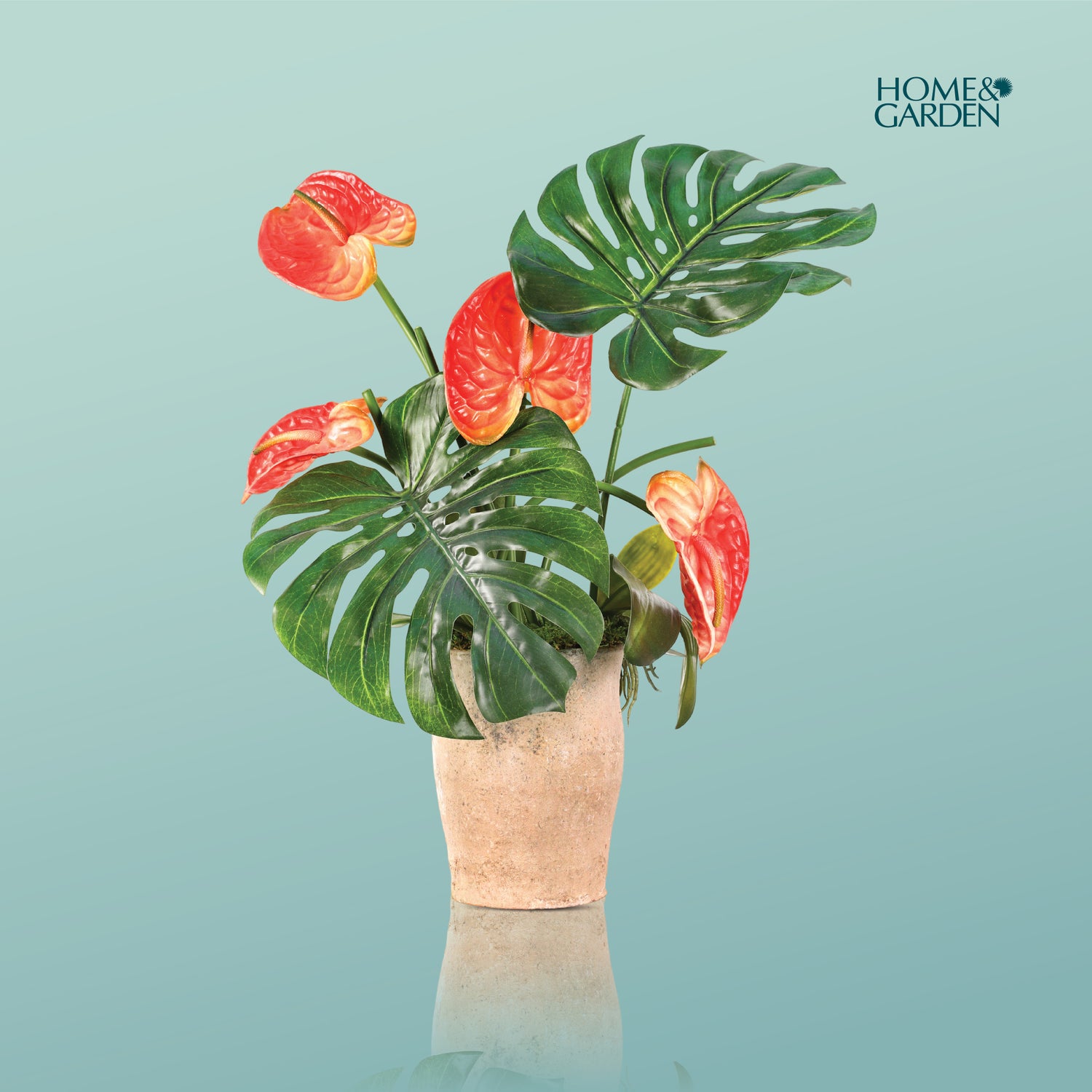 ARTIFICIAL TROPICAL ANTHURIUM GIFT