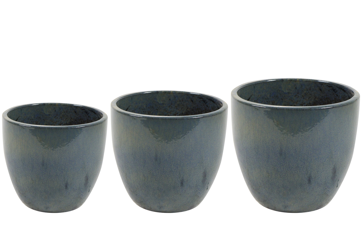 ELISTA BLUE CERAMIC POTS - حوض إليستا الازرق