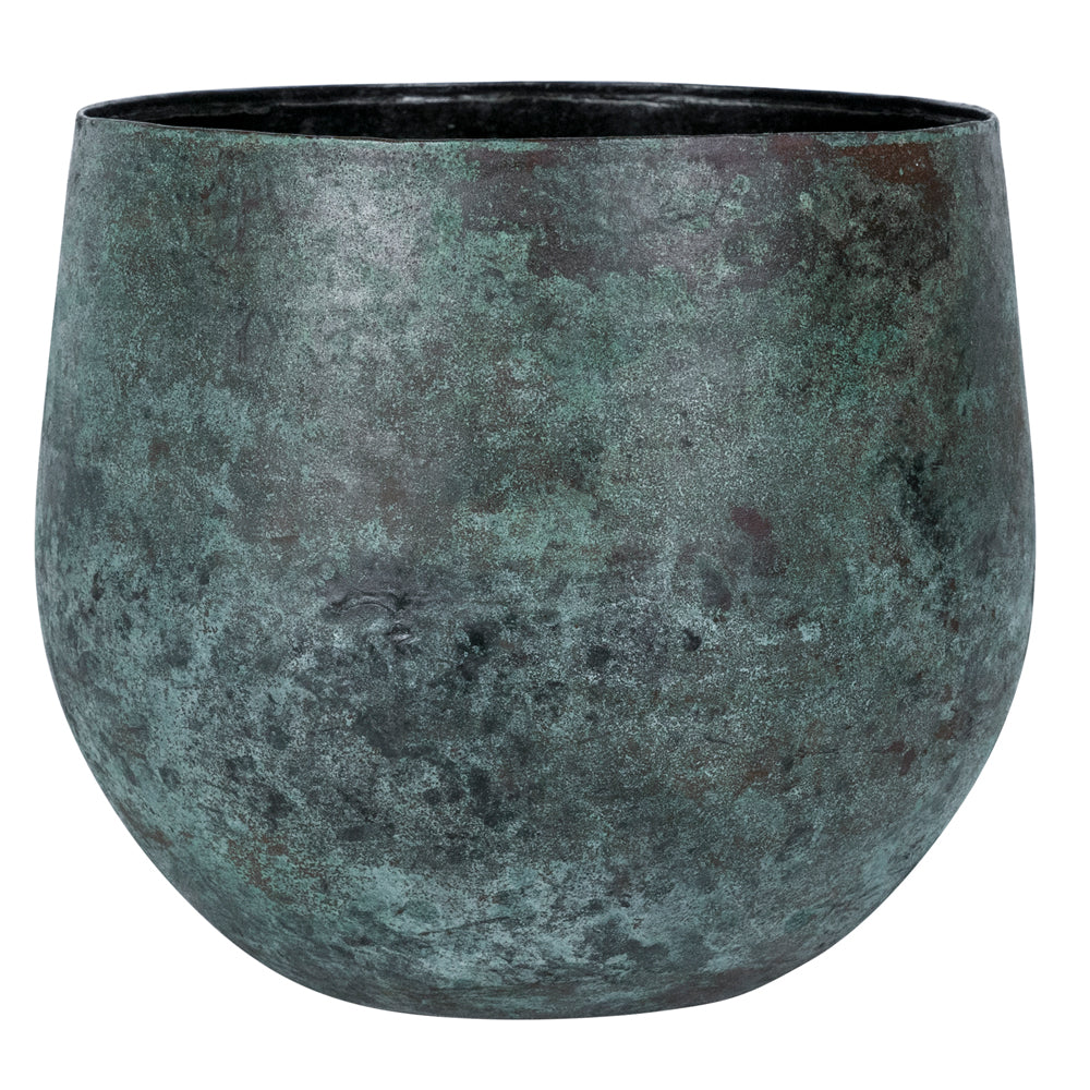 ARMAVIR METALLIC GREEN PLANTER - حوض أرمافير 