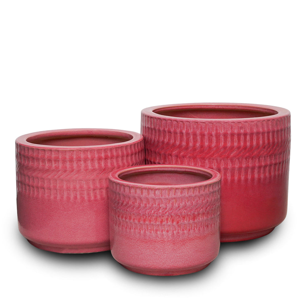 HAMILTON  PINK CERAMIC POT - حوض هاميلتون