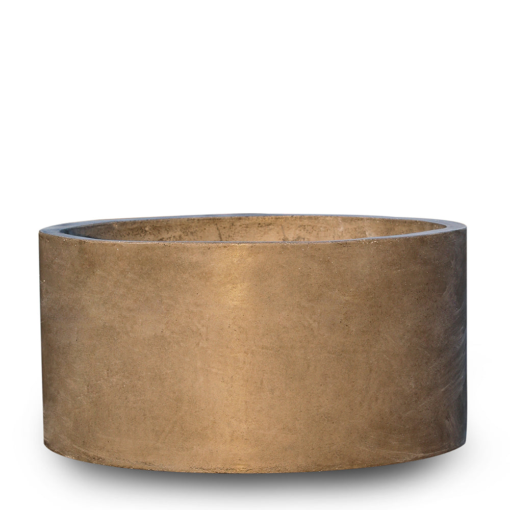 TUDELA NATURAL CONCRETE PLANTER D50CM - حوض توديلا