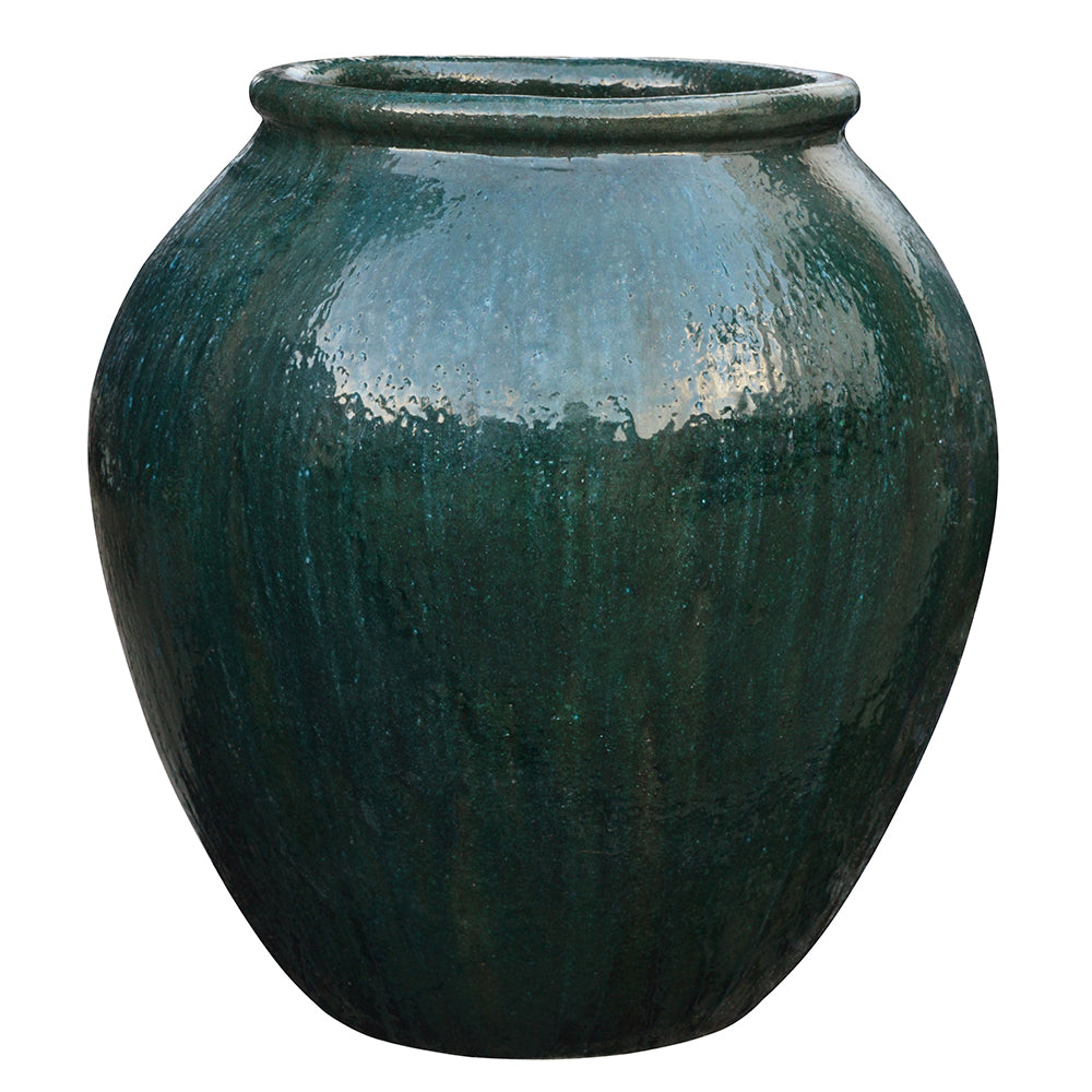 AMATA BOTTLE GREEN PLANTER 80CM حوض اماتا