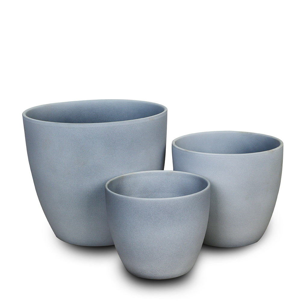 DENVER GRAY PLANTER D16cm - حوض دنفر 