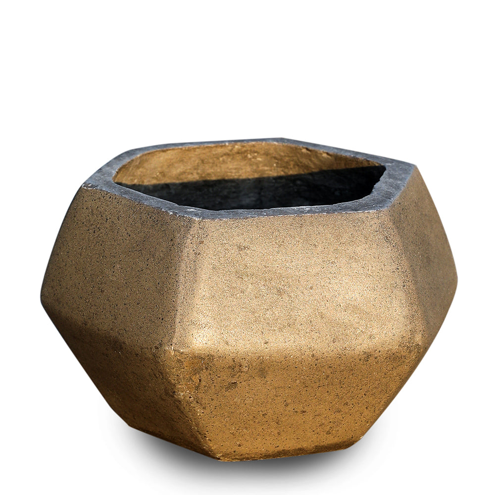 GOMARA NATURAL CONCRETE PLANTER L16CM - حوض جومارا