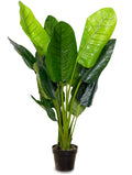 ARTIFICIAL STRELITZIA PLANT H120- عصفور الجنة صناعى ( أوراق الموز البرى)