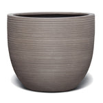 ROCKHAMPTON ROUND CAPPUCCINO FIBER COMPOSITE D45CM PLANTER - حوض روكهامبتون