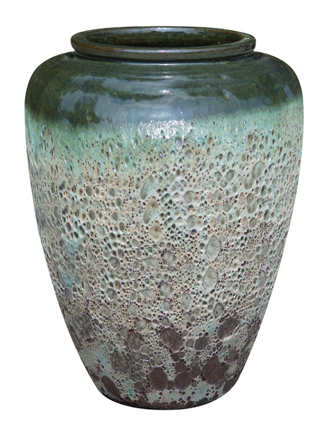 PEDRA APPLE GREEN JAR PLANTER 65cm -حوض بيدرا