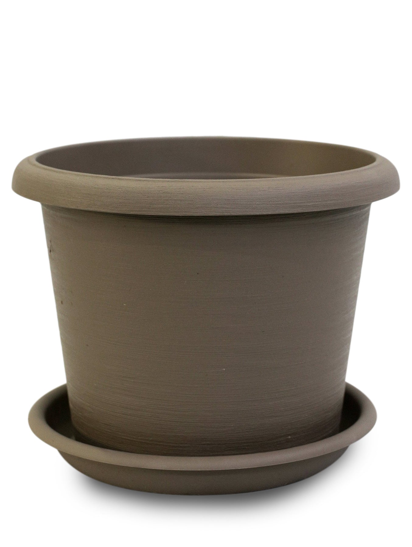 CILINDRO BEIGE PLASTIC POT D30CM - حوض بلاستيك